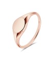 Signet Plain Silver Ring NSR-4341